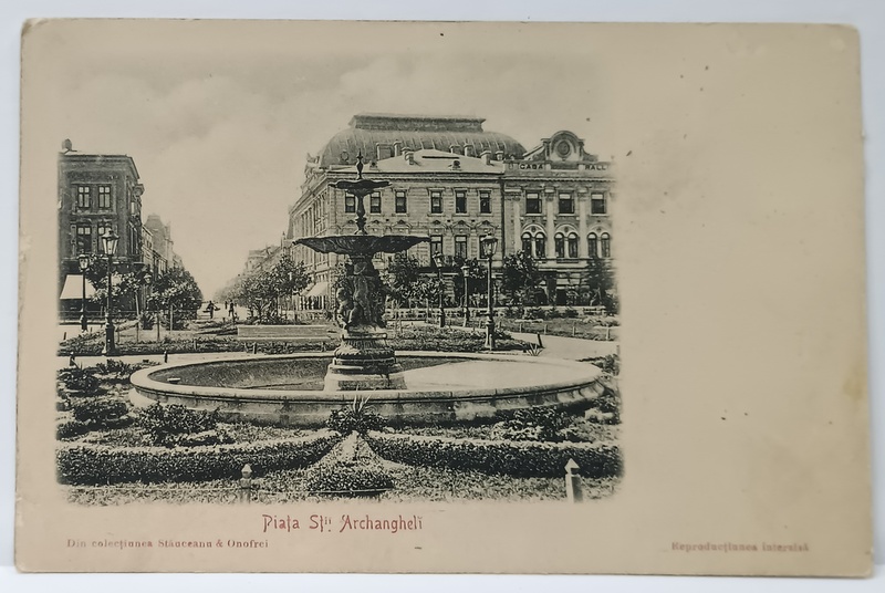 BRAILA , PIATA SF. ARHANGHELI , CARTE POSTALA , CLASICA