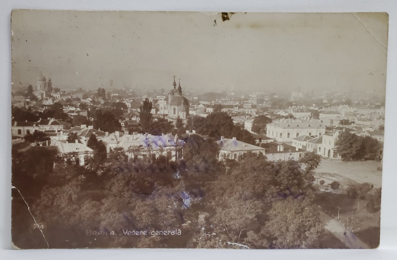 BRAILA , VEDERE GENERALA , CARTE POSTALA , INTERBELICA