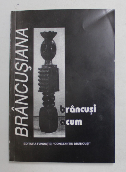 BRANCUSI , ACUM - COMUNICARI STIINTIFICE ..IN CADRUL SIMPOZIONULUI ' BRANCUSIANA ' 96 ' ..TARGU - JIU , APARUTA 1997