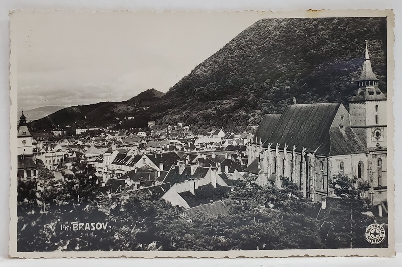 BRASOV , VEDERE GENERALA SPRE TAMPA , CARTE POSTALA , 1940