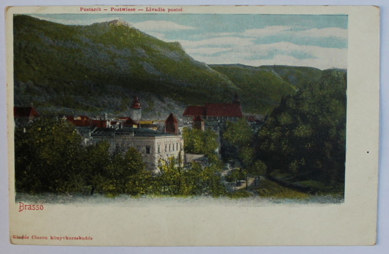 BRASSO ( BRASOV )  - LIVADA POSTEI , CARTE POSTALA ILUSTRATA , POLICROMA, NECIRCULATA , CLASICA