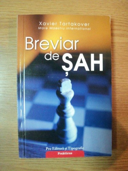 BREVIAR DE SAH de XAVIER TARTAKOVER