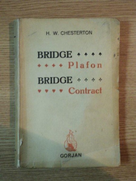 BRIDGE-PLAFON,BRIDGE-CONTRACT-HAROLD W. CHESTERTON