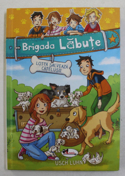 BRIGADA LABUTE - LOTTA SALVEAZA CATELUSII de USCH LUHN , ilustratii color de CAROLA SIEVERDING , 2017