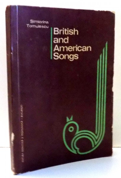 BRITISH AND AMERICAN SONGS de SIMIORINA TOMULESCU , 1967