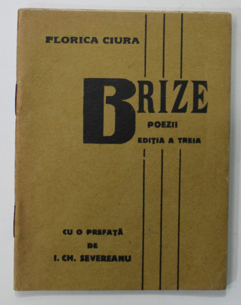BRIZE ,POEZII de FLORICA CIURA , 1934