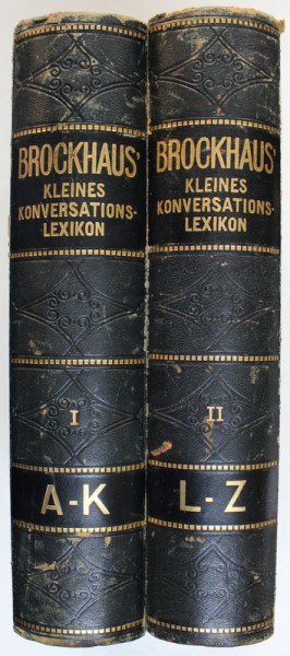BROCKHAUS ' KLEINES KONVERSATIONS - LEXIKON , VOL. I - II , 1911