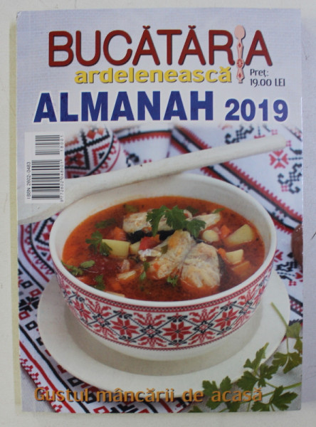 BUCATARIA ARDELENEASCA - ALMANAH 2019 , 2018
