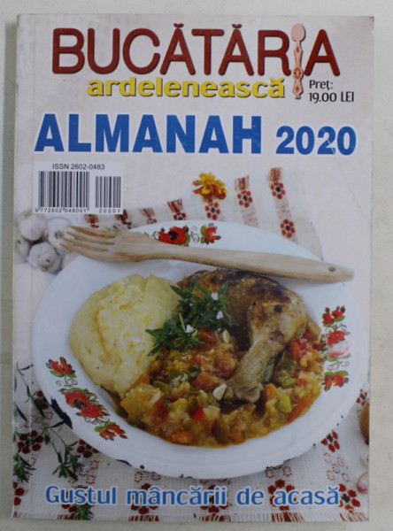 BUCATARIA ARDELENEASCA , ALMANAH 2020 , 2019