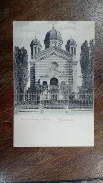 Bucuresti, Biserica Domitei Balasa, carte postala clasica