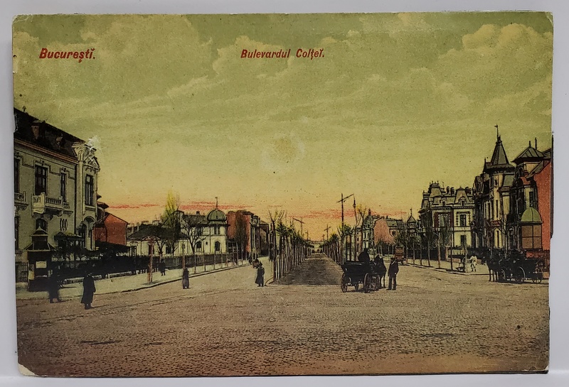 BUCURESTI , BULEVARDUL COLTEI , CARTE POSTALA , CLASICA