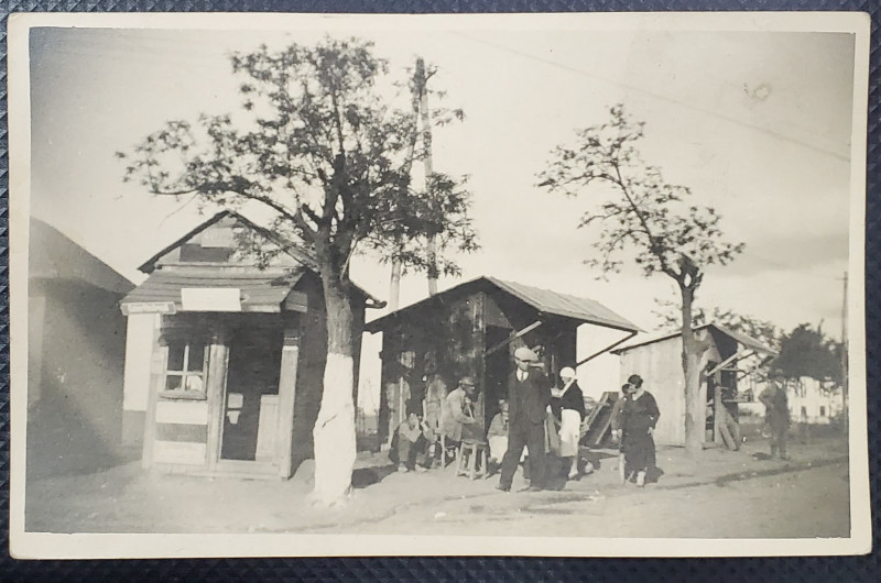 BUCURESTI , CALEA VACARESTI , CHIOSCURI ALE COMERCIANTILOR , CARTE POSTALA ILUSTRATA , PERIOADA INTERBELICA