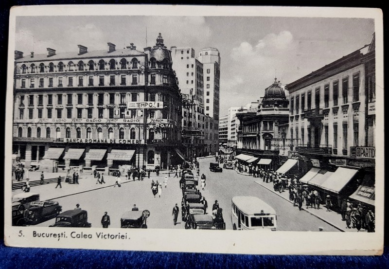 Bucuresti. Calea Victoriei - Carte postala ilustrata