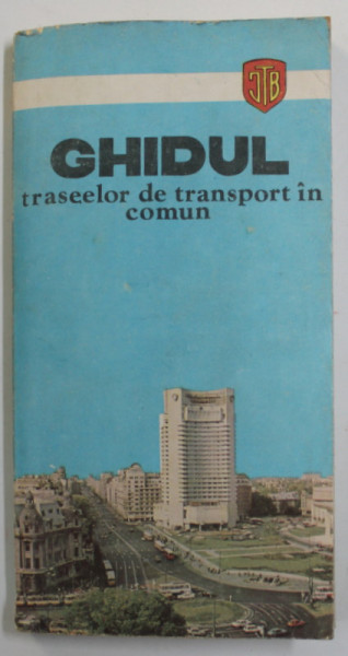 BUCURESTI - GHIDUL TRASEELOR DE TRANSPORT IN COMUN , 1982 * LIPSA HARTA