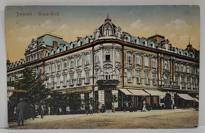 BUCURESTI , GRAND HOTEL , CARTE POSTALA ILUSTRATA , 1925
