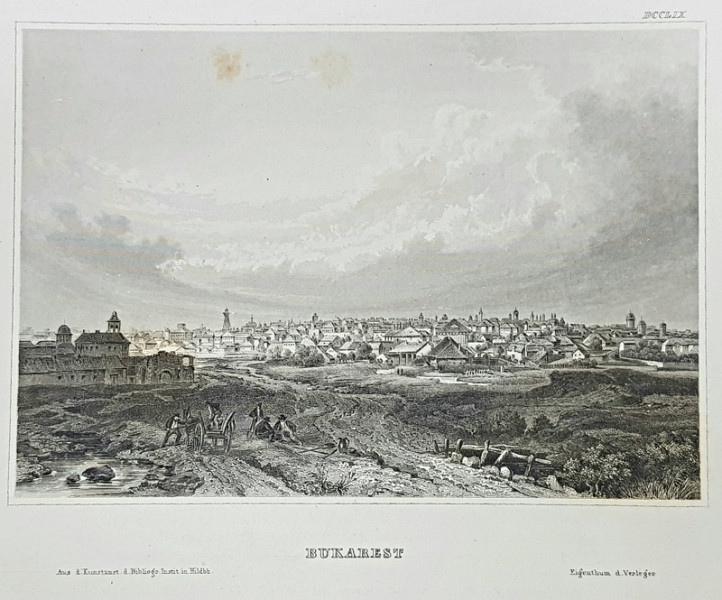 Bucuresti - Gravura sec. 19