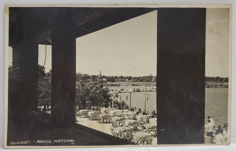BUCURESTI , IMAGINE DIN PARCUL NATIONAL , CARTE POSTALA ,  1941