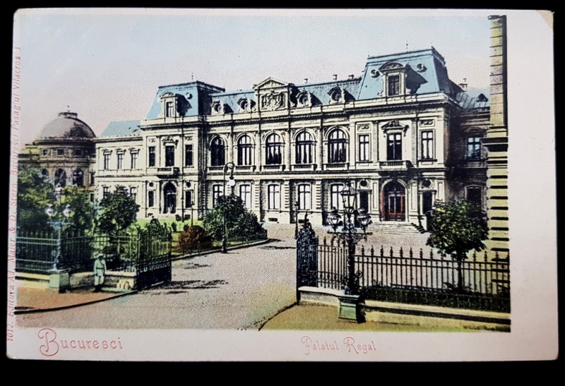 Bucuresti. Palatul Regal - Carte postala clasica