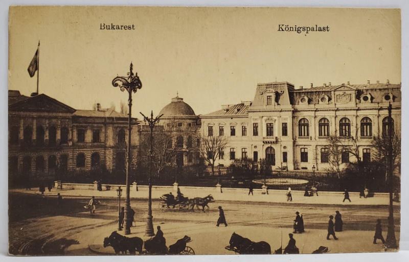 BUCURESTI, PALATUL REGAL , CARTE POSTALA , INCEPUTUL SEC. XX