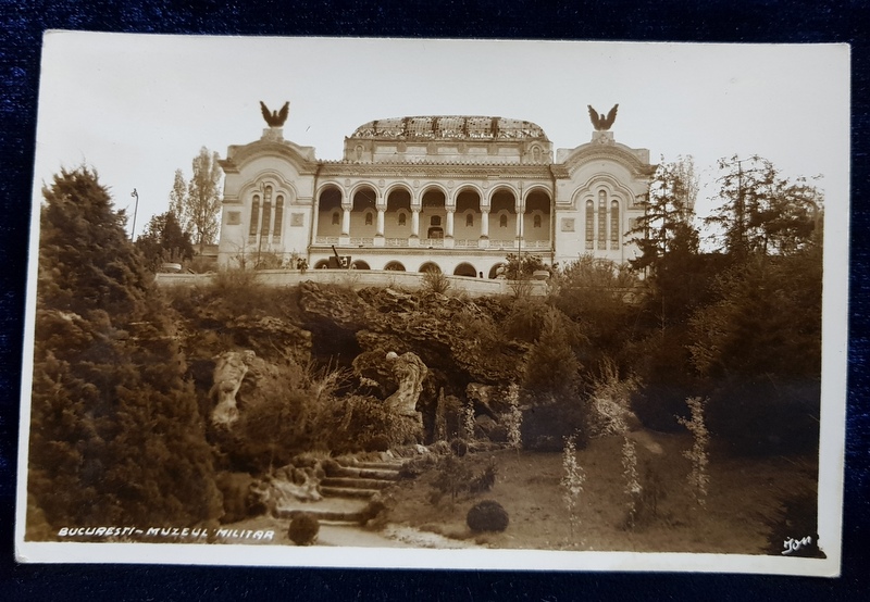 BUCURESTI , PARCUL CAROL, MUZEUL MILITAR , CARTE POSTALA ILUSTRATA , MONOCROMA, NECIRCULATA , PERIOADA INTERBELICA