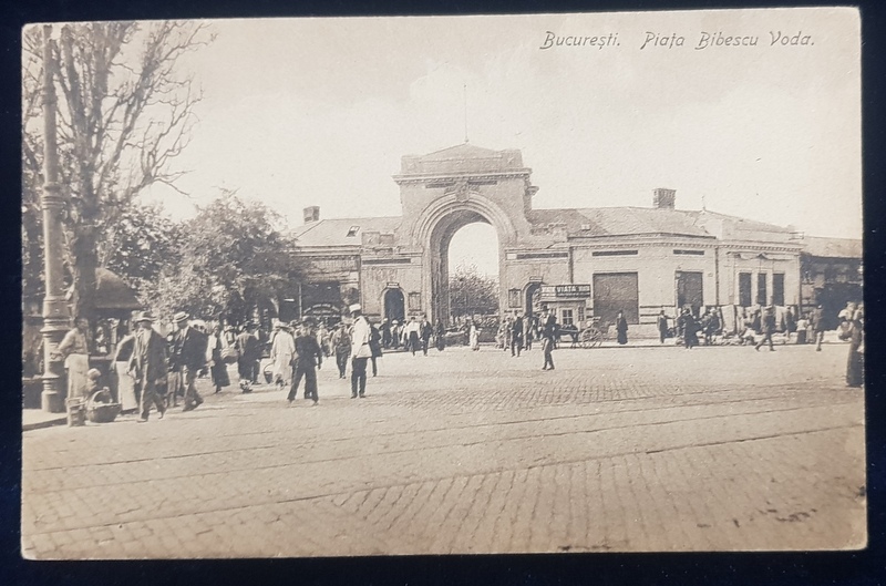 Bucuresti. Piata Bibescu Voda - CP Ilustrata