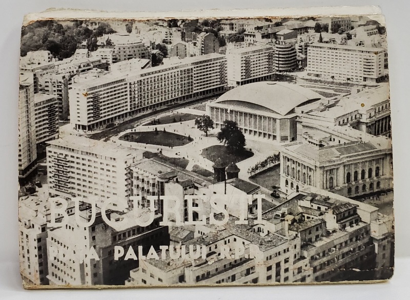 BUCURESTI , SALA PALATULUI ,  MINIALBUM DE FOTOGRAFIE , TIP ARMONICA , ANII '60