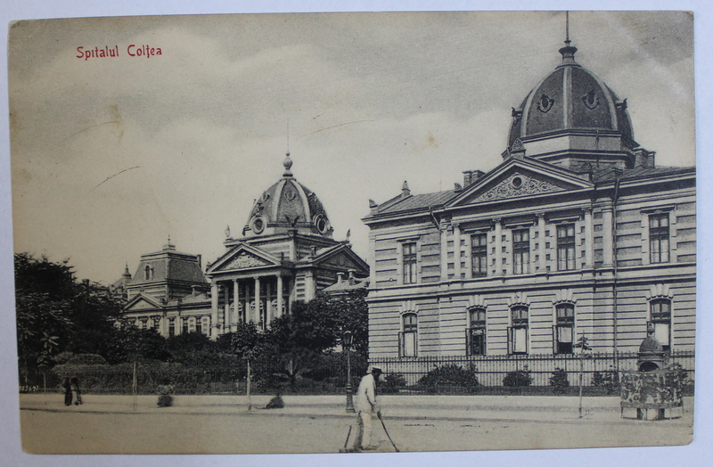 BUCURESTI - SPITALUL COLTEA , CARTE POSTALA ILUSTRATA , MONOCROMA, NECIRCULATA , PERIOADA INTERBELICA