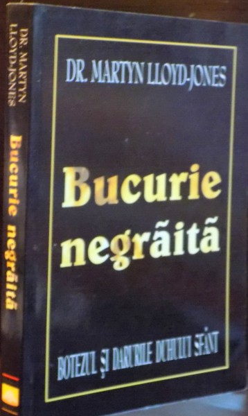 BUCURIE NEGRAITA , BOTEZUL SI DARURILE DUHULUI SFANT de MARTYN LLOYD JONES , 2006