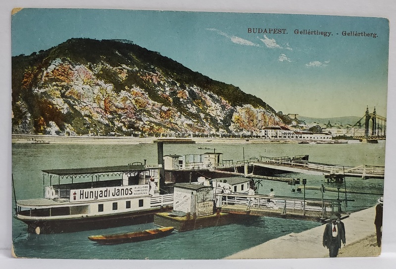BUDAPEST - GELERTBERG , CARTE POSTALA , 1914