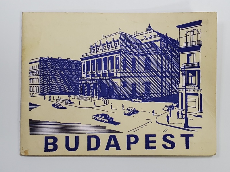 BUDAPEST , MINIALBUM CU FOTOGRAFII , TIP ARMONICA , 1964