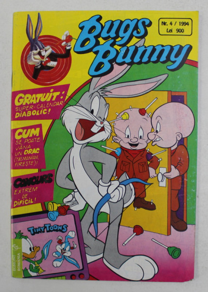 BUGS BUNNY , REVISTA PENTRU COPII , NR. 4 , 1994 , BENZI DESENATE