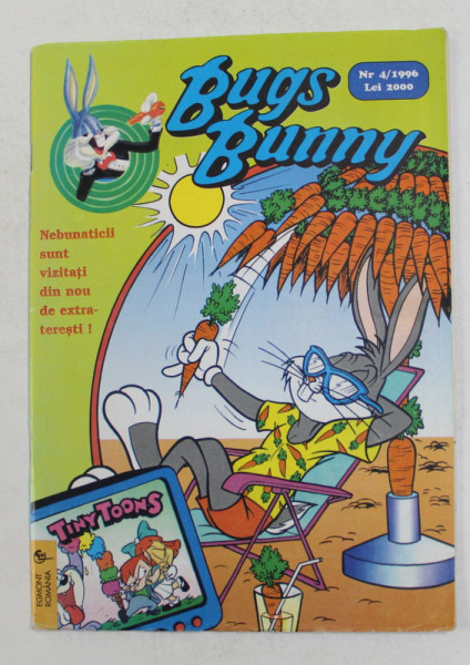 BUGS BUNNY , REVISTA PENTRU COPII , NR. 4  , 1996  , BENZI DESENATE