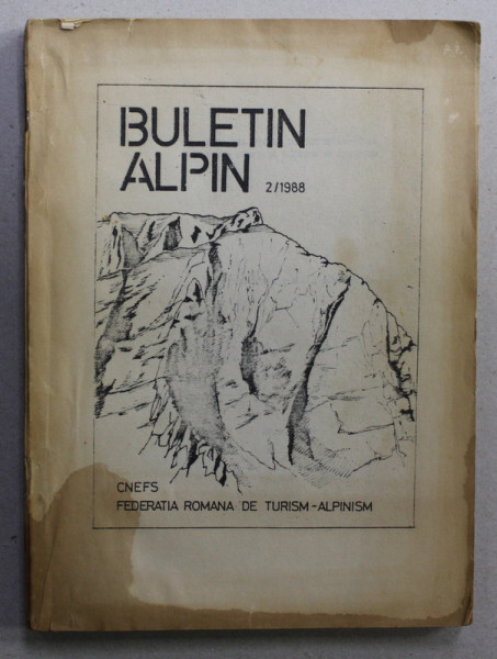 BULETIN ALPIN , NR. 2 / 1988 , PREZINTA PETE SI HALOURI DE APA *