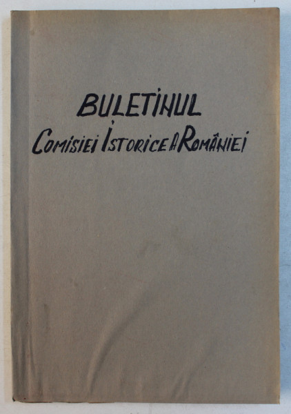 BULETINUL COMISIEI ISTORICE A ROMANIEI , VOLUMUL IV , 1925