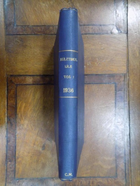 BULETINUL I.R.E., ANUL IV , NR.1-2, 1936