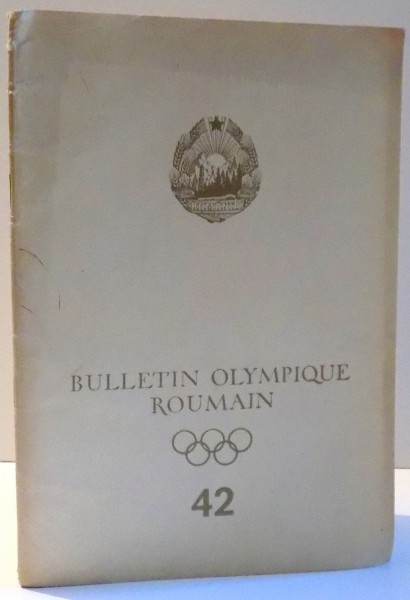 BULLETIN OLYMPIQUE ROUMAIN , NR. 42 , 3-1968