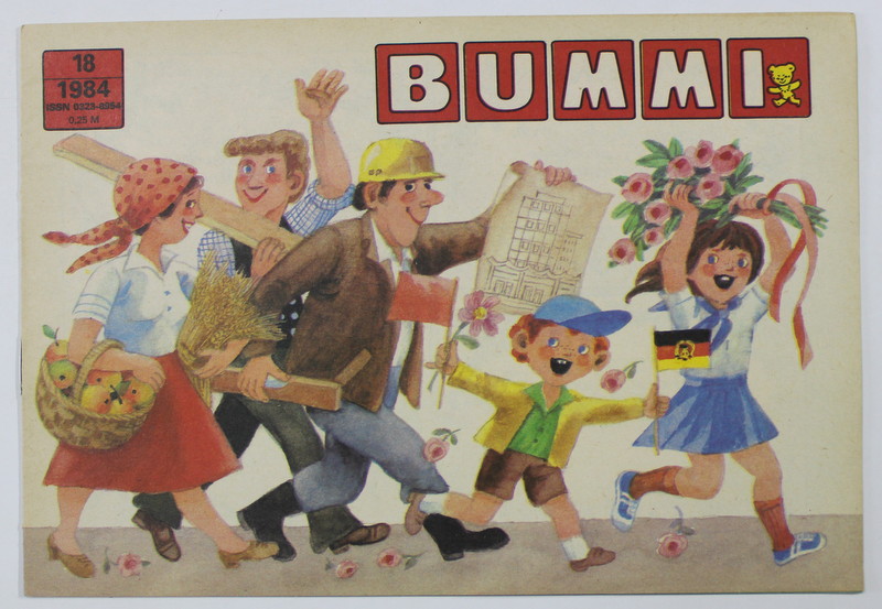 BUMMI , REVISTA PENTRU COPII IN LIMBA GERMANA , No. 18 , 1984
