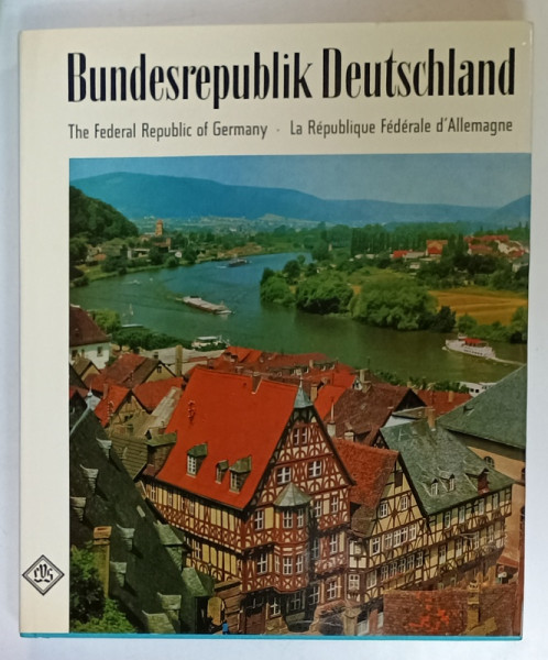 BUNDESREPUBLIK DEUTSCHLAND , ALBUM DE PREZENTARE CU TEXT IN LIMBA GERMANA , ENGLEZA , FRANCEZA , ANII ' 60 -' 70 , VEZI DESCRIEREA !
