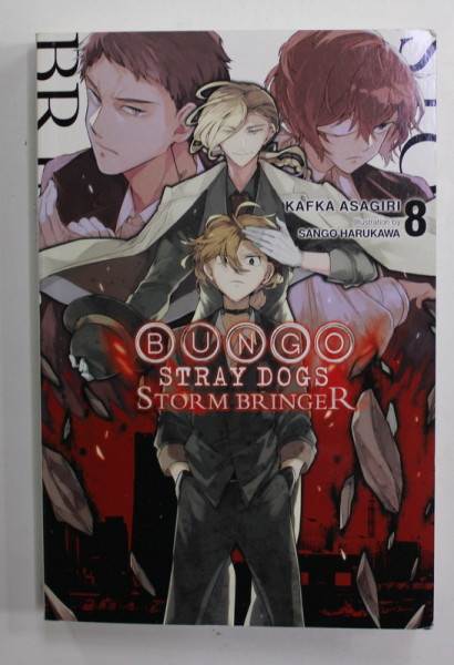 BUNGO , STRAY DOGS - STORM BRINGER , VOLUME 8 , by  KAFKA ASAGIRI and SQANGO HARUKAWA , 2022