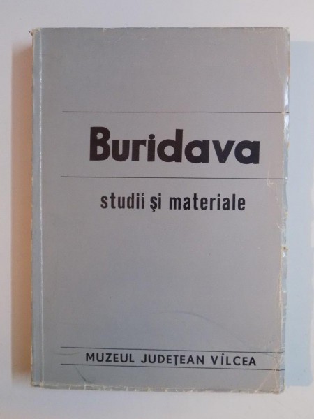 BURIDAVA , STUDII SI MATERIALE 1972