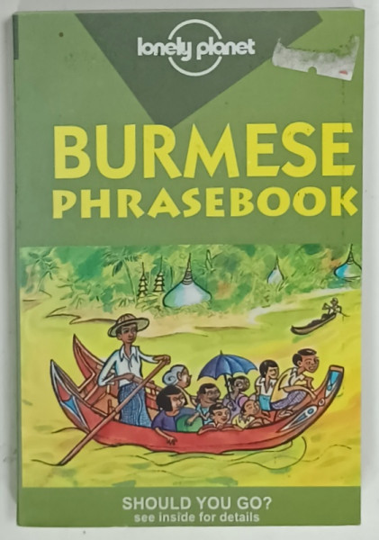 BURMESE PHRASEBOOK by VICKY BOWMAN, 2001