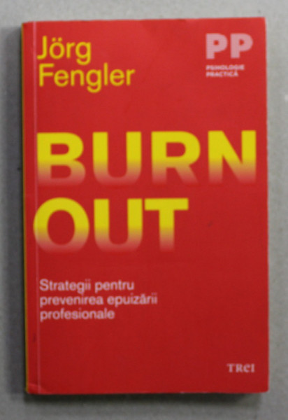 BURNOUT - STRATEGII PENTRU PREVENIREA EPUIZARII PROFESIONALE de JORG FENGLER , 2016 * MIC DEFECT COPERTA FATA