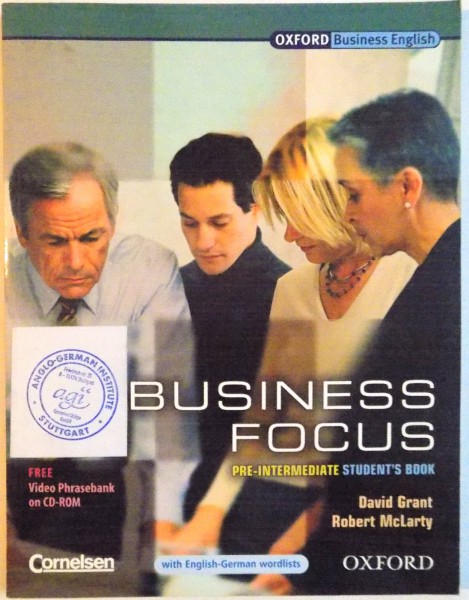 BUSINESS FOCUS de DAVID GRANT, ROBERT McLARTY, 2004 CONTINE CD*