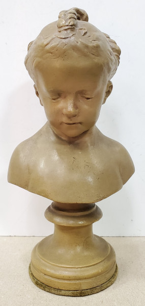 Bust de fetita, Teracota, Franta, cca. 1900