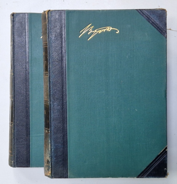 BYRON , BIBLIOTECA  MARILOR SCRIITORI , TEXT INTEGRAL IN LIMBA  RUSA , BOGAT ILUSTRATA , VOLUMELE II - III , 1904