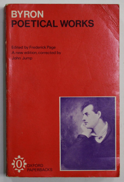 BYRON POETICAL WORKS , edited by FREDERICK PAGE , 1970