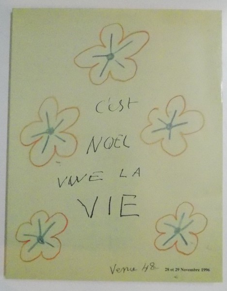 C ' EST NOEL  VIVE LA VIE , 29 NOVEMBRE 1996