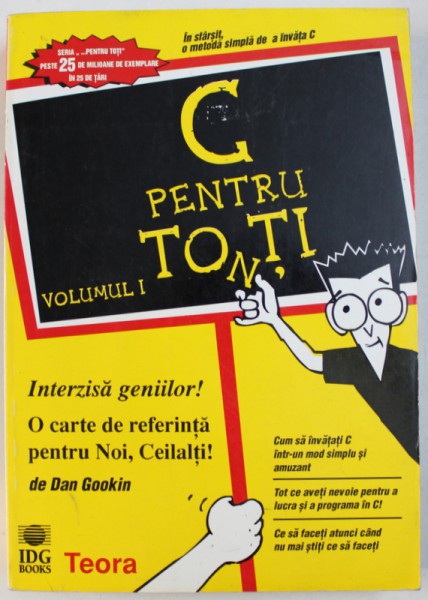 C PENTRU TO ( N ) TI , VOLUMUL I de DAN GOOKIN , 1996