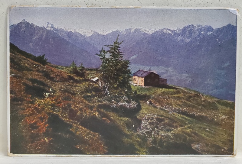 CABANA KAISER FRANZ JOSEF , 1970 M. , CARTE POSTALA SEMNATA  DUBLU ''J . OTETELESANU '' , 1912