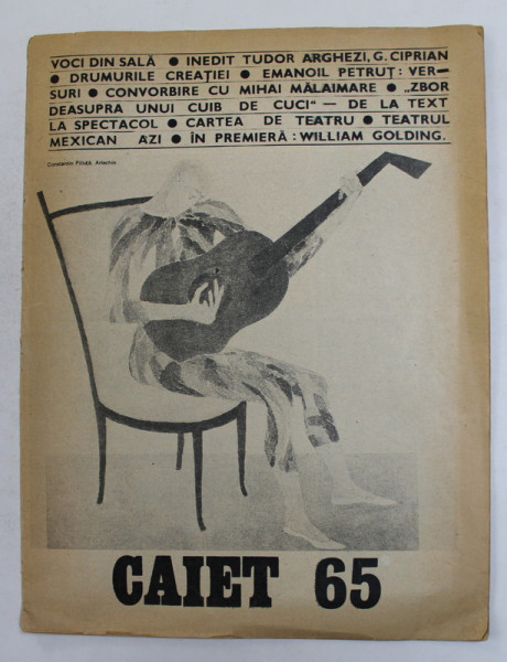 CAIET 65 , ARTICOLE DESPRE TEATRU  SI ACTORI , 1983 - 1984